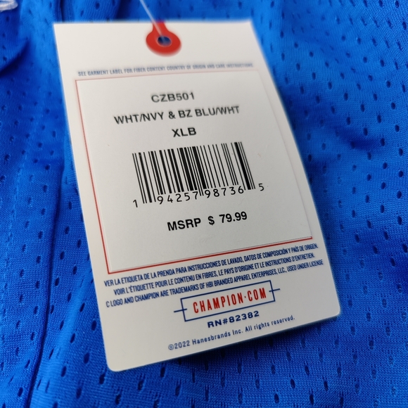 2 Champion Basketball Shorts Youth XL Boys 2 Pack X Large 14-16 Iconic Logo - Picture 10 of 11